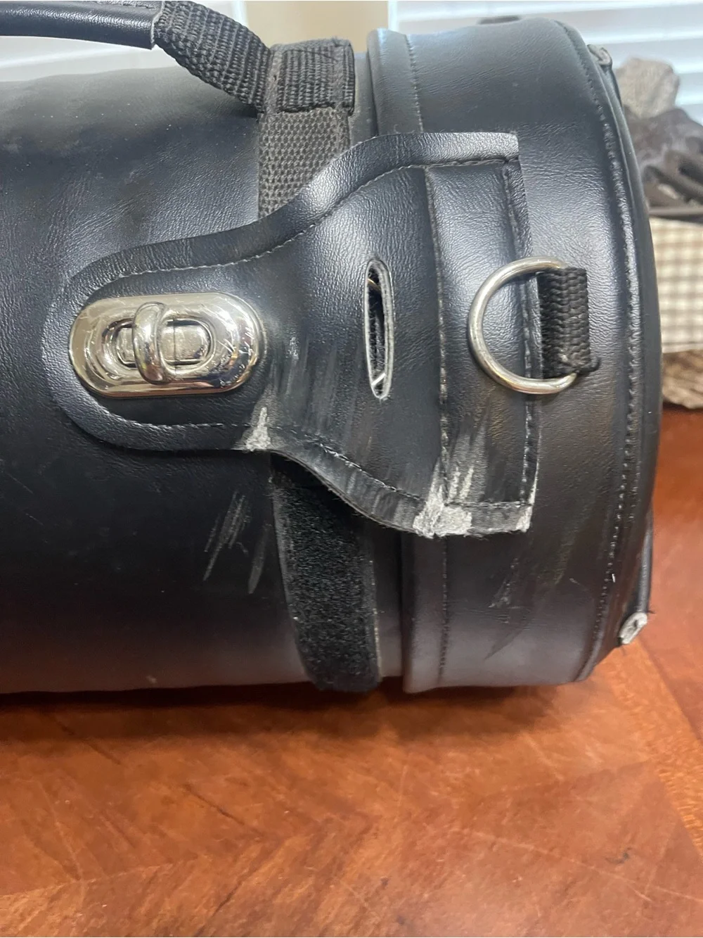 Round Cylinder Barrel Motorcycle Biker Bag